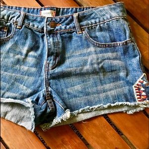 Forever21 Distressed Denim Shorts